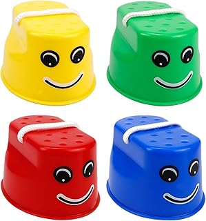 4 pièces seau de gobelets de marche pour bébé pour le jeu d'équilibre
