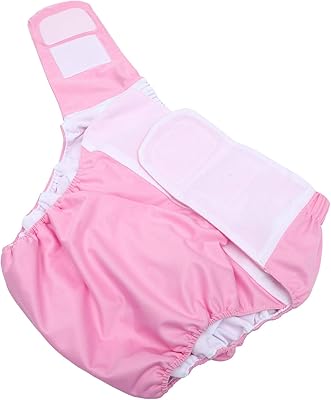 Helvity sous-vêtements d'incontinence pour adultes lavables à absorption maximale ceinture réglable couches