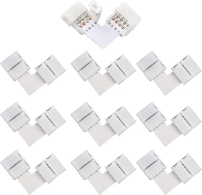Electronics® connecteurs led en forme de l à 4 broches
