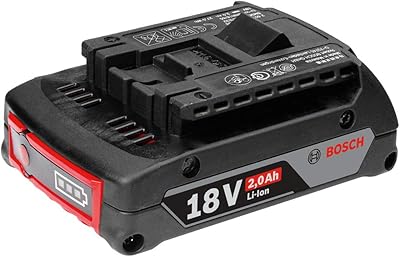 Batterie professionnelle bosch gba 18 v 2,0 ah 1600a001cg