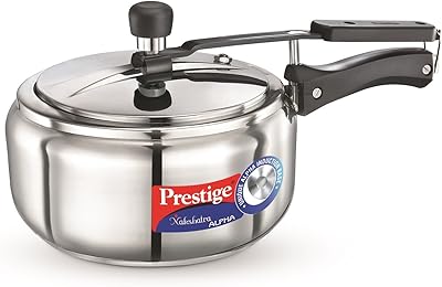Autocuiseur prestige en acier inoxydable - 3,5 litres, argent