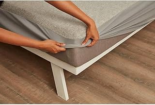 Protège-matelas en coton imperméable wacfit 78" x 60" - grand lit, gris
