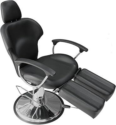 Fauteuil inclinable hydraulique à jambes réglables, fauteuil de lit pour le visage, massage
