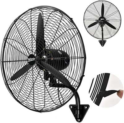 Ventilateur industriel mural haute puissance wtrtr 26", 260 w avec couvercle en maille autobloquant, ventilateurs (maille autobloquante 26"). Des économies substantielles vous attendent sur Diaytar