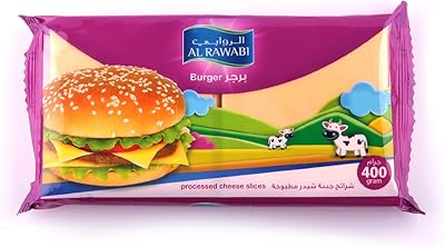 Tranches de fromage burger al rawabi 400 grammes