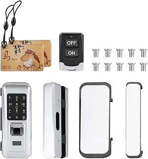 Serrure de porte intelligente 4 en 1, serrure de porte électronique en verre