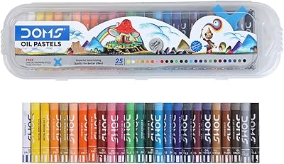 Ensemble de pastels à l'huile non toxiques doms 9 mm dans un étui