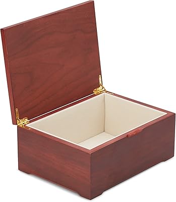 Boîte à souvenirs en bois pour les occasions importantes. doublure en velours. parfaite