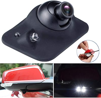 Mini vision nocturne hd ccd à 360 degrés vue arrière-vue avant-caméra arrière latérale