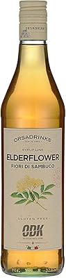 Sirop de fleur de sureau odk en bouteille en verre 750 ml