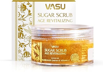 Gommage au sucre vasu kumadi tailam anti-âge | avec vitamine e et cassonade