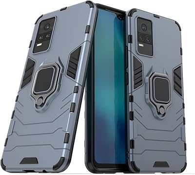 Housse de protection robuste double couche compatible avec vivo y73 et vivo y21e