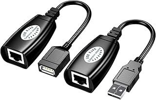 D-curvetm nouvel adaptateur d'extension usb rj45 amélioré, adaptateur d'extension usb 2.0 vers rj45