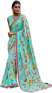 Sari en fausse soie et coton, sari en coton et soie pour femme