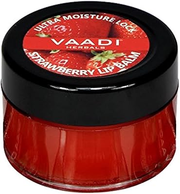 Baume à lèvres nourrissant bio fraise et miel vaadi herbals 10