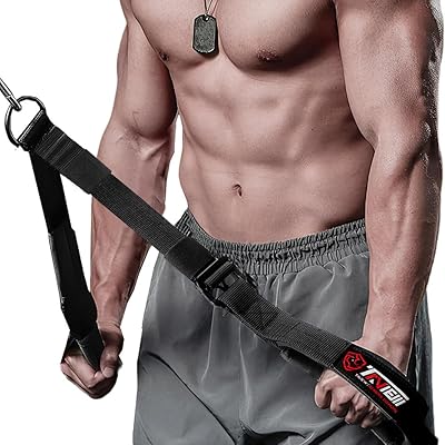 Extension de câble de corde triceps (deux longueurs enroulées en une) plus grande