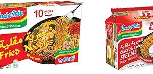 Nouilles frites indomie, 10 x 80 g (paquet de 1) & nouilles sautées, 5 x 80 g (paquet de 1). Shoppez futé, shoppez Diaytar Sénégal