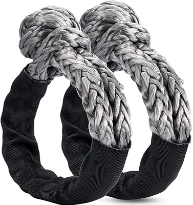 Corde à nœud souple de 17 tonnes corde d'attelage synthétique souple