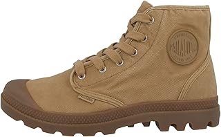 Baskets montantes palladium us pampa pour hommes, gris chiné, 39 eu