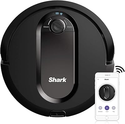 Aspirateur robot de contrôle par application shark iq rv1000 avec wi-fi et cartes