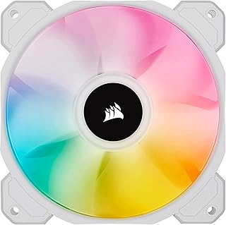 Ventilateur corsair sp series sp120 rgb elite, blanc, led rvb 120 mm