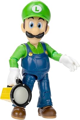 Figurine super mario luigi 5 pouces