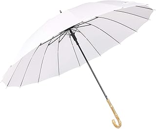 Mingshen parapluie long à ouverture et fermeture manuelle avec 16 bords, durable