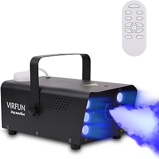 Machine à brouillard fairfan avec minuterie 16 couleurs de lumière effet et réservoir
