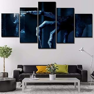 Peintures sur toile 5 ​​nouvelles œuvres d'art sur toile décoration d'avant-toit sombre