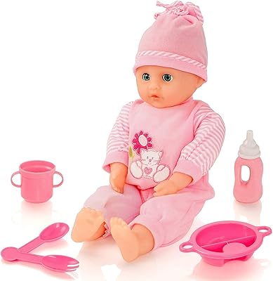 Sweet sounds molly dolly doll - poupée parlante et ensemble d'accessoires pour filles