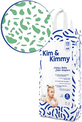 Couches kim & kimmy - taille 5, 12-17 kg, quantité 44 vert dalmatien
