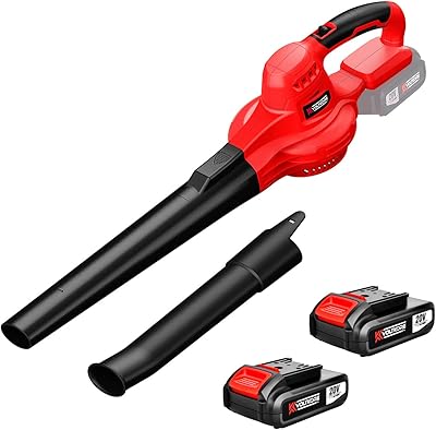 Souffleur de feuilles sans fil voltcore 20 v souffleur électrique alimenté par batterie