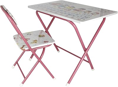 Ensemble chaise pliable et table d'étude pour enfants de leostar modèle