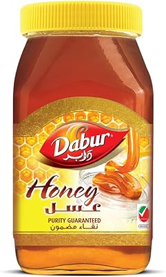 Miel de dabur 500g + extra 100g, 100% pur et naturel, pot