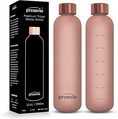 Bouteille d'eau premviewtm premium tritan avec marqueurs de temps - bouteilles d'eau