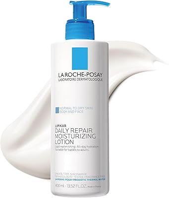 La roche-posay lipicare body lotion crème hydratante réparatrice quotidienne, crème hydratante pour le corps
