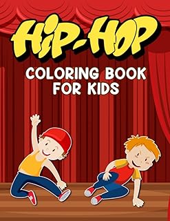 Livre de coloriage hip hop pour les enfants : pages musique