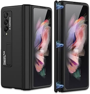 Coque de protection antichoc en polycarbonate borom avec béquille magnétique intégrée pour samsung