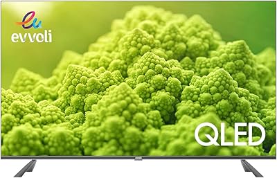 Evoli téléviseur intelligent android 4k qled sans cadre de 65 pouces 65ev250qa
