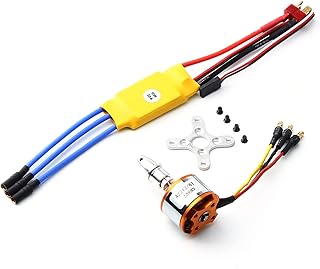 Moteur sans balais esc 2212 2200kv 30a avec connecteurs banane en t