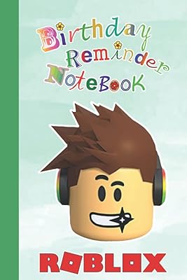 Livre de rappel d'anniversaire róblọx : carnet róblọx pour enregistrer les anniversaires