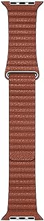 Bracelet en cuir pour apple watch 44 mm marron m