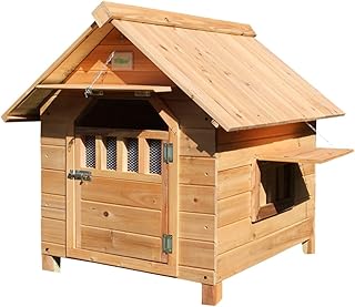 Niche pour chien en bois intérieure et extérieure, fournitures pour animaux de compagnie