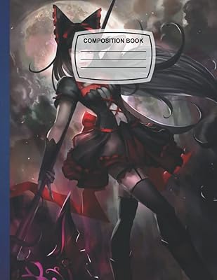 Cahier de composition : rory mercury_result papier ligné large, 8,5 x 11 pouces