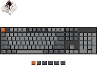Clavier de jeu mécanique kikron k10 pleine grandeur 104 touches bluetooth