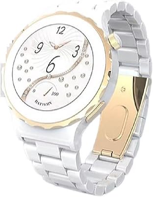 Montre intelligente hino tico germani rw 15 en céramique blanche, moniteur d'activité résistant