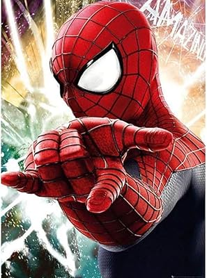 Kit de peinture diamant 5d spiderman à faire soi-même par numéros, peintures à