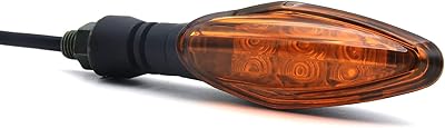 2 pièces 12v moto mini voyant ambre clignotant de pour suzuki