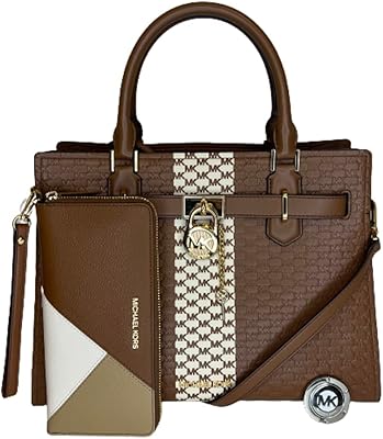Sac michael kors hamilton md avec grand portefeuille continental et crochet