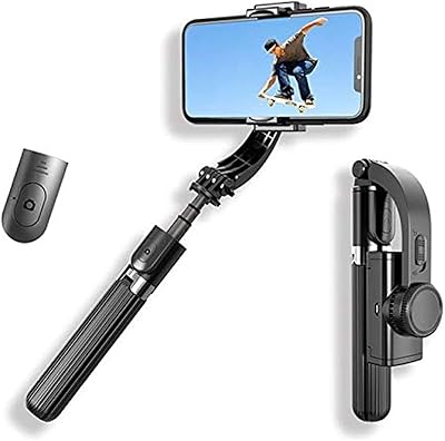 Stabilisateur mobile anti-secousse l08, stabilisateur de cardan pour trépied 3 en 1 avec
